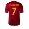 AS Roma Lorenzo Pellegrini #7 Hjemmedrakt 2022-23 Kortermet